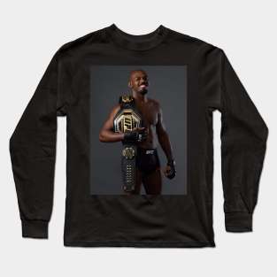 Jon 'Bones' Jones The GOAT Long Sleeve T-Shirt